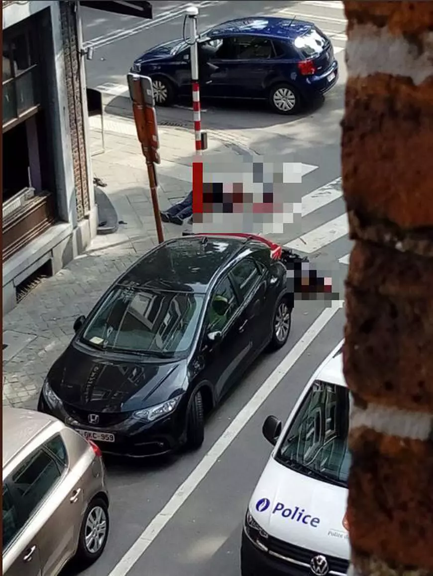 Atac armat la Liege. Un bărbat a înjunghiat mortal doi polițiști și a împușcat un șofer