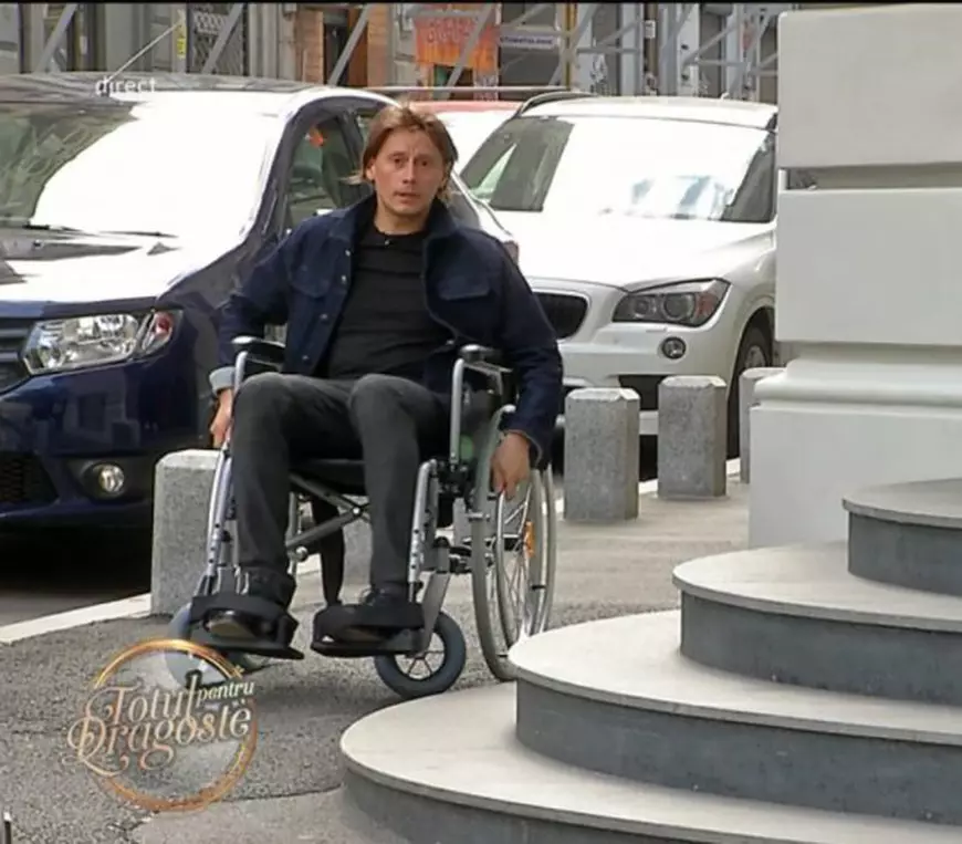 marius manole scaun cu rotile