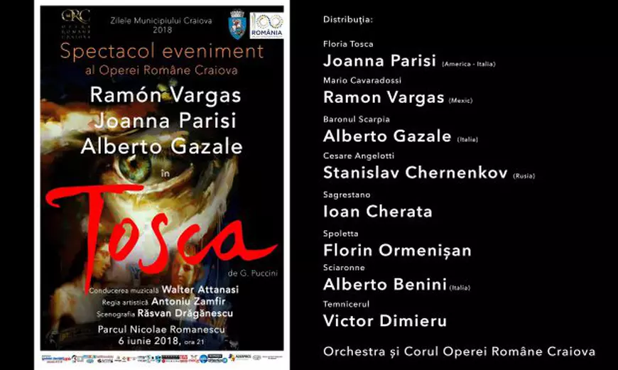 Premieră în Romania: operă pe scene plutitoare și cu proiecții 3D. Te plimbi cu barca și te uiți la spectacol!