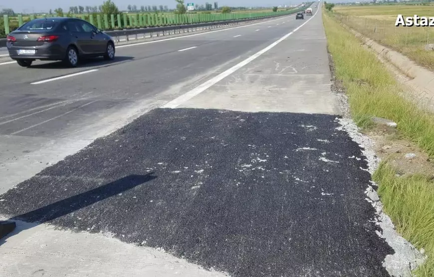 Autostrada Soarelui a fost reparată în zona afectată