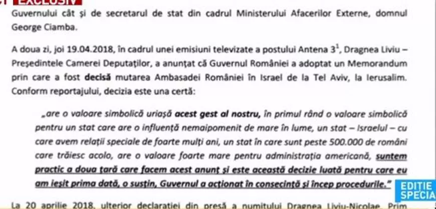 FOTO| Ce conține denunțul depus de Ludovic Orban împotriva lui Dăncilă și Dragnea