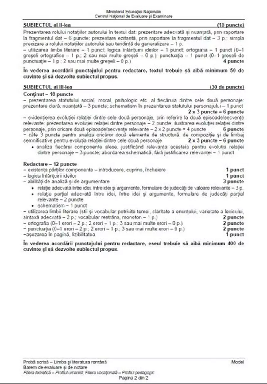 BACALAUREAT 2018 la Limba și literatura română. Absolvenții de clasa a XII-a au dat primul examen scris / UPDATE