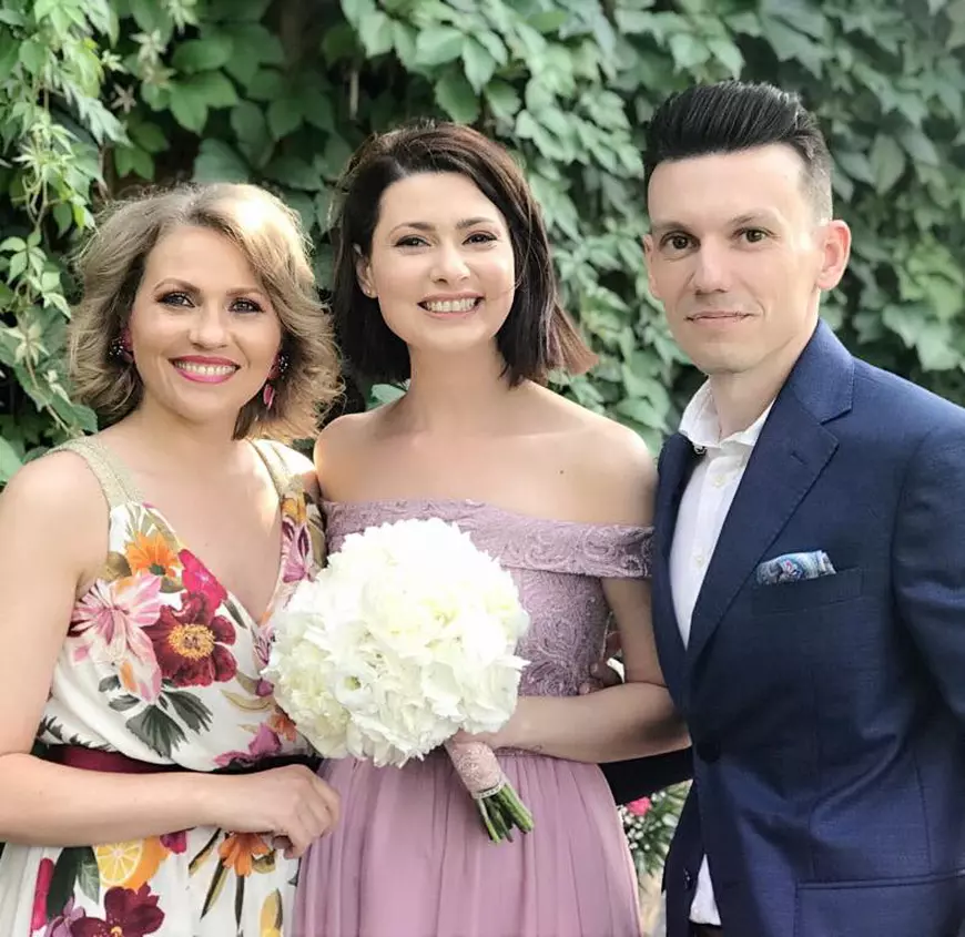 Andreea Berecleanu, nașă. Părinte spiritual pentru o colegă de la TV