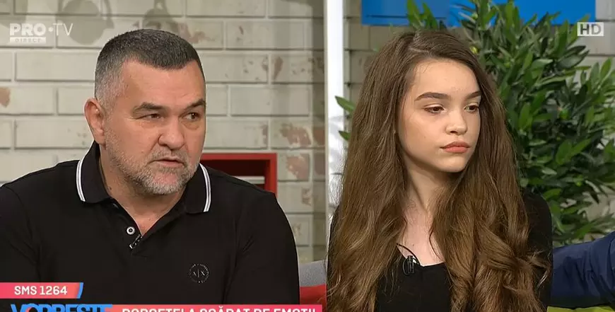 Ce fată frumoasă are Leonard Doroftei. Vanessa a scăpat de examenul de capacitate