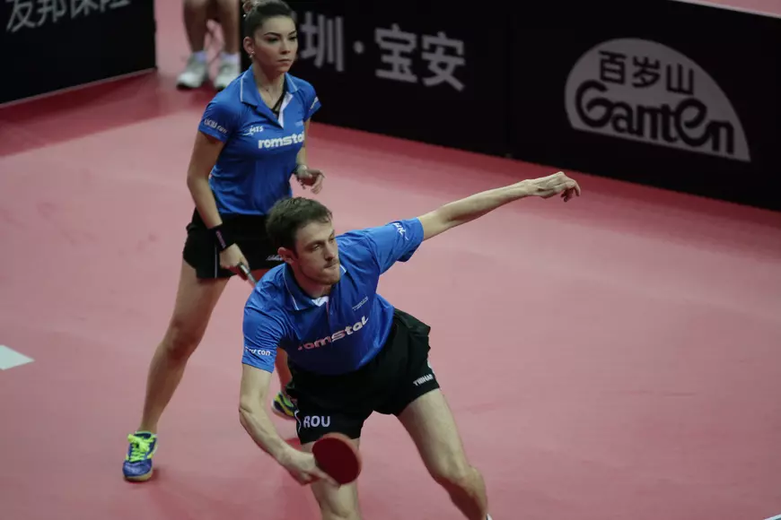 Ovidiu Ionescu, senzație la Openul Chinei de tenis de masă. Jucătorul român a cucerit medalia de argint la dublu masculin / VIDEO