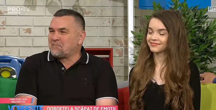 Ce fată frumoasă are Leonard Doroftei. Vanessa a scăpat de examenul de capacitate