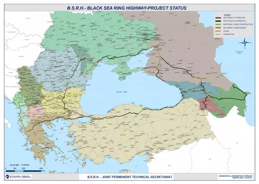 Harta Black Sea Ring Project (foto blacksearing.org)