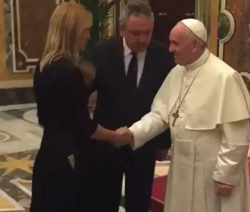 Ce gest a făcut Papa Francis față de Camelia Potec. "Mi-a pus mâna pe burtică și..."
