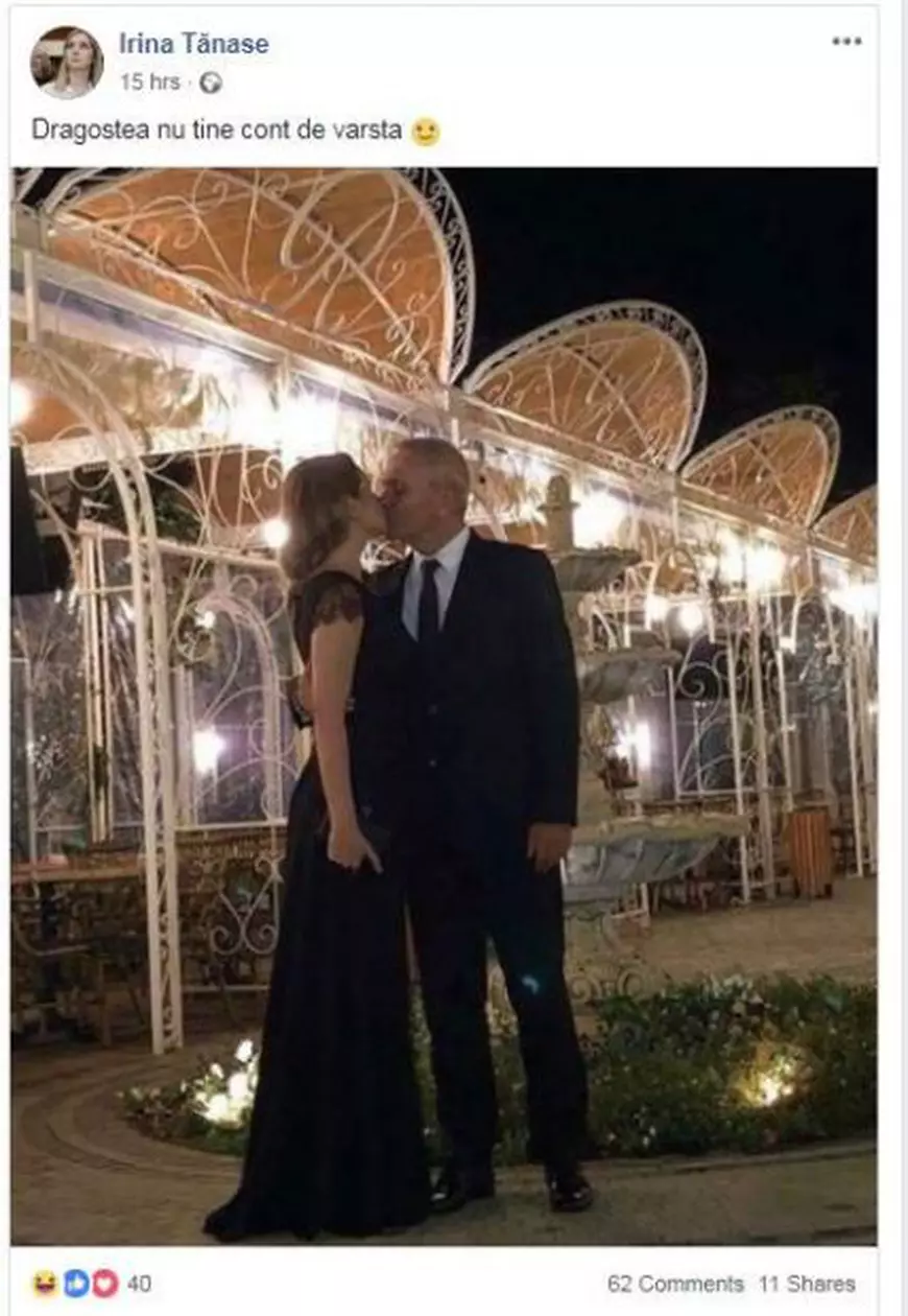 Irina și Liviu Dragnea (sursă foto Facebook)