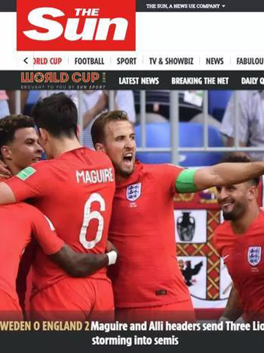 Extaz în Regatul Unit, după calificarea Angliei în semifinalele CM Rusia 2018. ”Fotbalul s-a întors acasă”