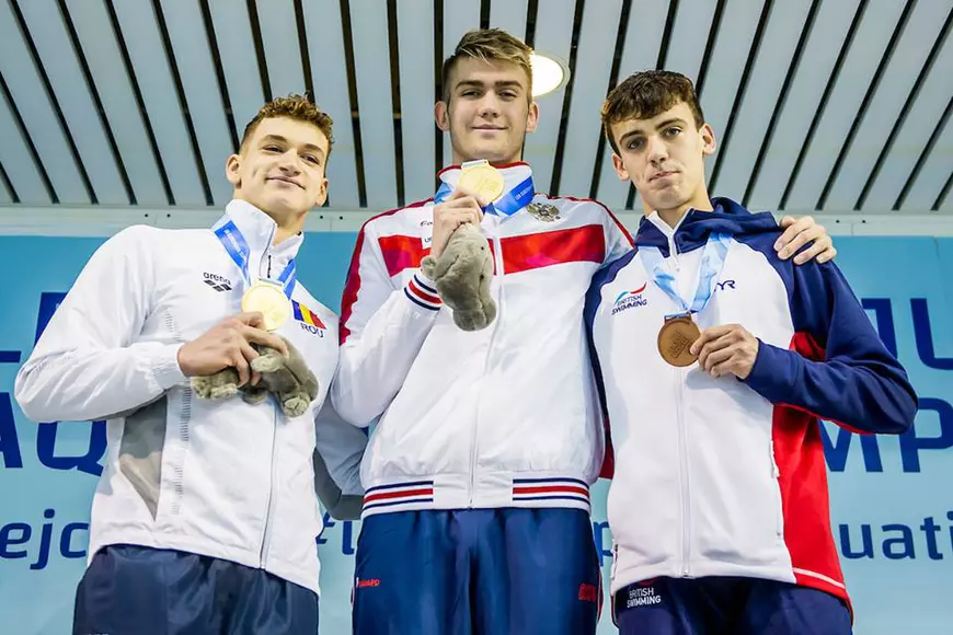 Daniel Martin, medaliat cu aur la Europenele de înot pentru juniori