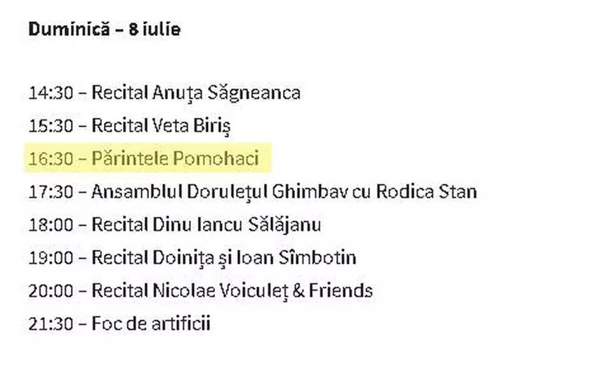 "Părintele" Pomohaci va concerta la Zilele Oraşului Ghimbav, într-un eveniment dedicat Centenarului. Biserica l-a caterisit după acuzațiile de pedofilie