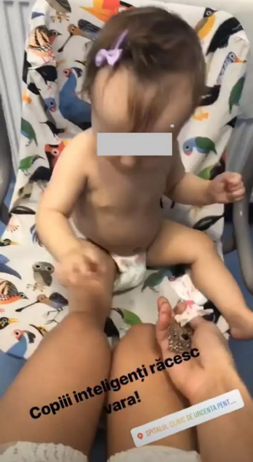 Fosta iubită a lui Liviu Vârciu a ajuns cu fetița la spital