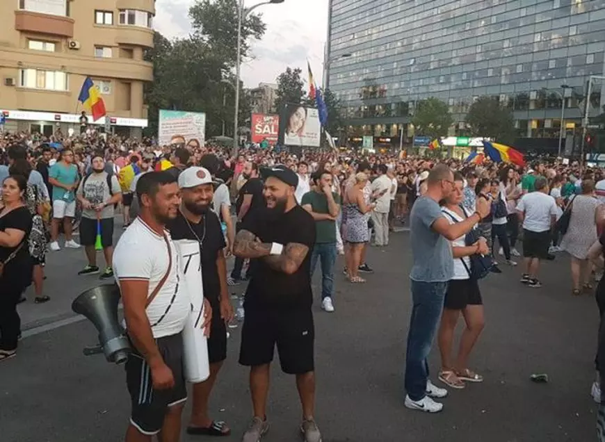 Dani Mocanu la proteste