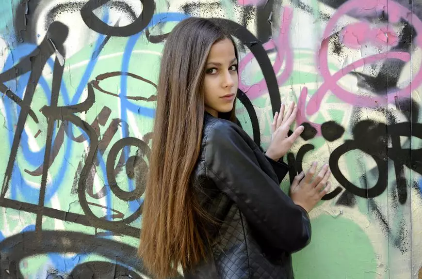 Gloria, fiica cea mică a Ritei și a lui Nelu Mureșan