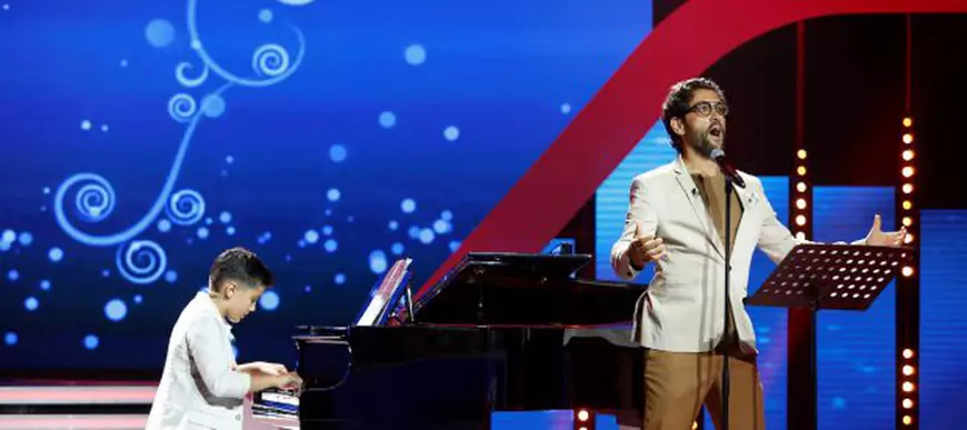 Marian Drăgulescu, Nicolae Voiculeț și Călin Geambașu, pe  scena “Next Star”