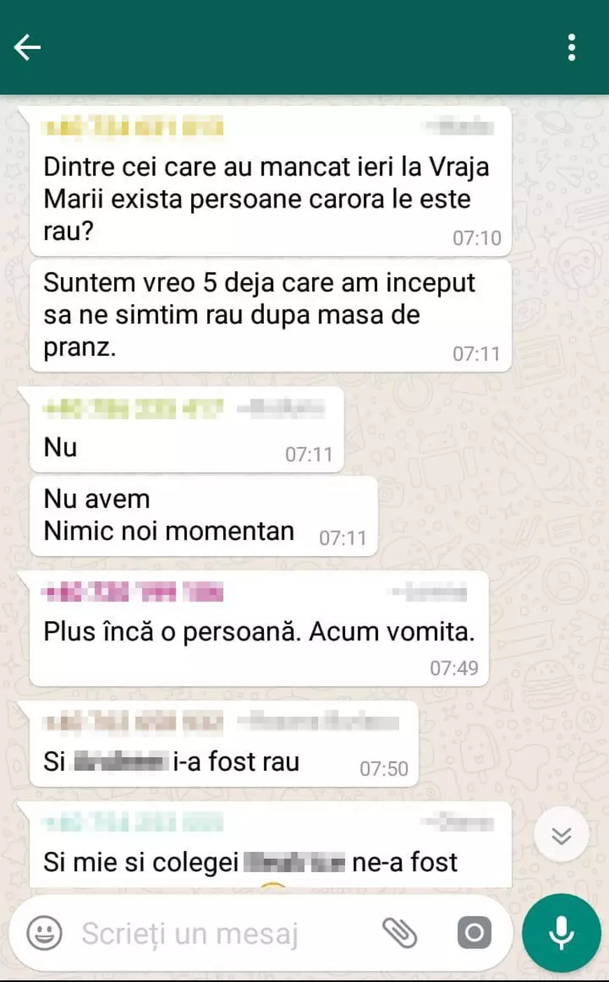 EXCLUSIV / 15 tineri au suferit toxiinfecție alimentară la o Școală de Vară a Primăriei Capitalei. Controale la restaurant