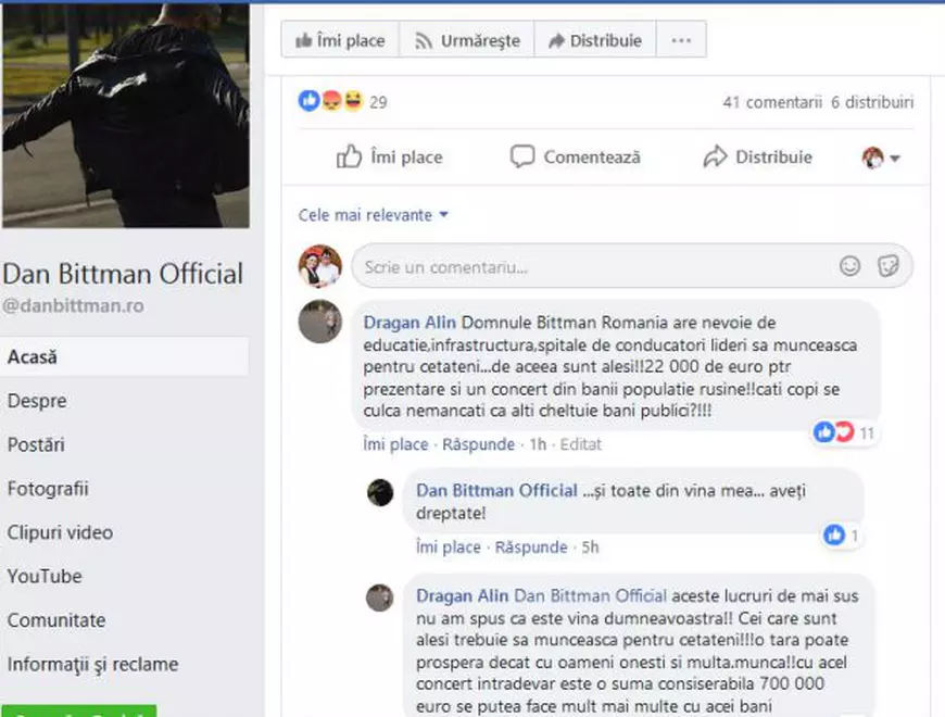 Dan Bittman, pus la zid de fanii lui pe pagina personală, după dezvăluirile din Libertatea. "Schimbă-ți numele în Ban Bittcoin!"