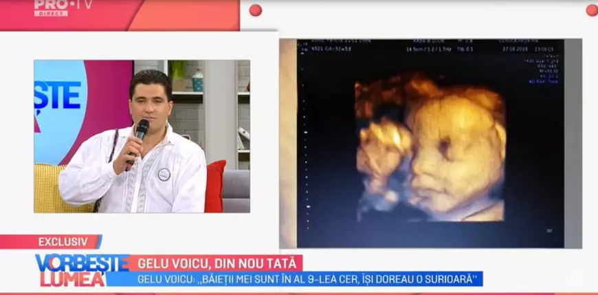 Interpretul de muzică populară Gelu Voicu, tată pentru a treia oară. A făcut anunțul la TV