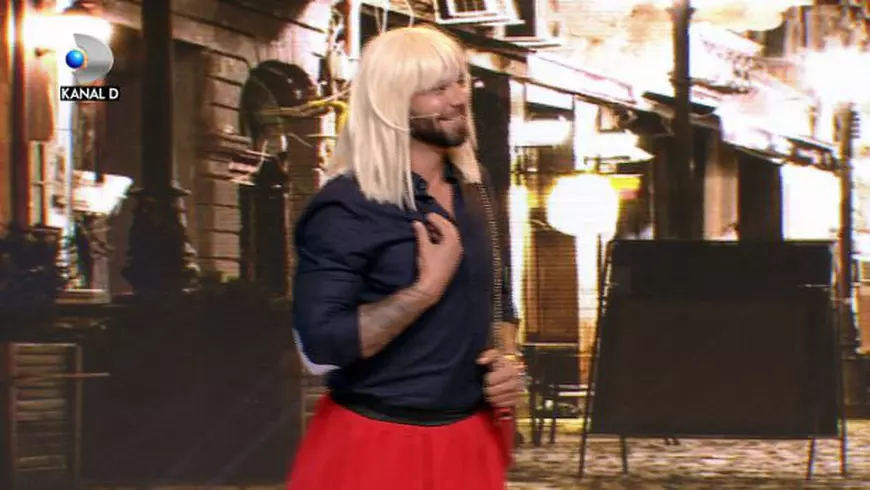 Giani Kiriță s-a transformat într-o blondă focoasă. Imagini rare cu sportivul