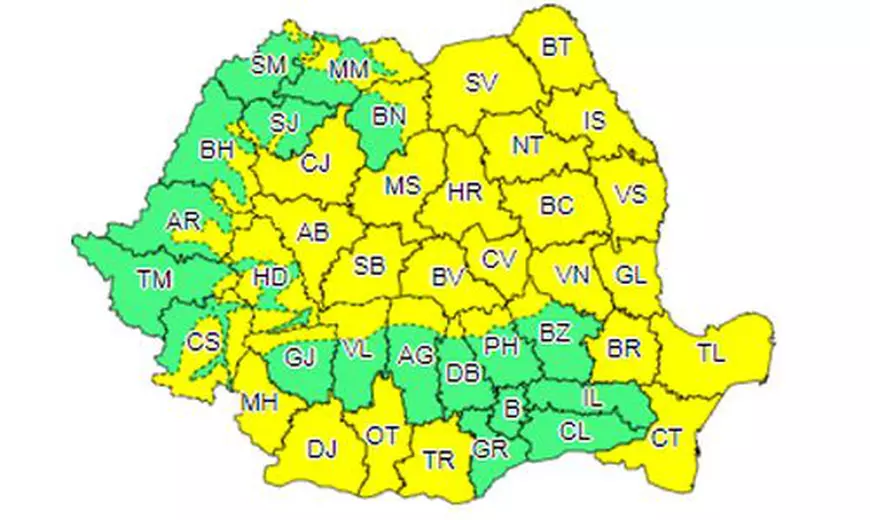 Toamna își intră în drepturi în România! Cod galben emis de meteorologi. Temperaturile scad drastic