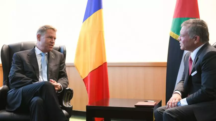 Președintele României, Klaus Iohannis, alături de Regele Iordaniei, la Adunarea ONU