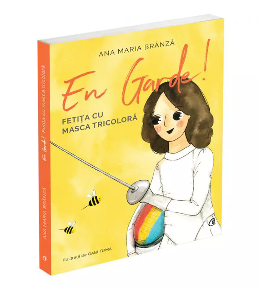 Coperta cărții „En Garde! Fetița cu masca tricoloră”, de Ana Maria Brânză