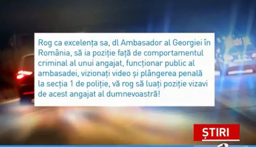 Un tânăr din Capitală, agresat în trafic de un presupus angajat al Ambasadei Georgiei | FOTO