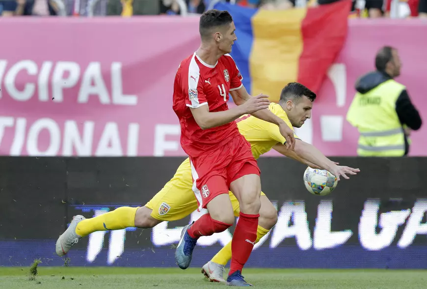 România - Serbia 0-0, în Liga Națiunilor. Tricolorii au scos o remiză eroică, după ce au jucat o repriză în 10 oameni
