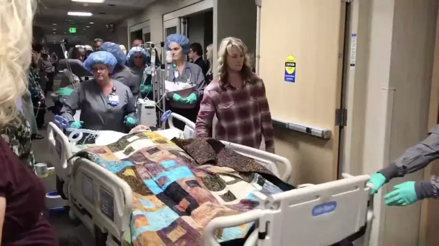 Ce înseamnă ”Marșul respectului” într-un spital. E emoționant ce pot să facă doctorii și asistentele pentru un pacient