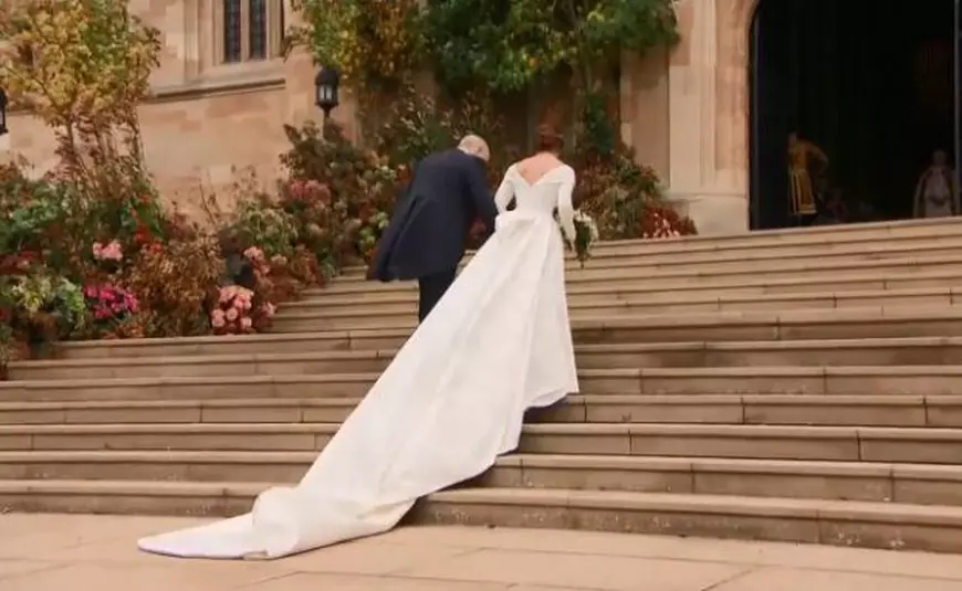 LIVE VIDEO | Nunta regală a prințesei Eugenie cu Jack Brooksbank. Imagini cu mireasa