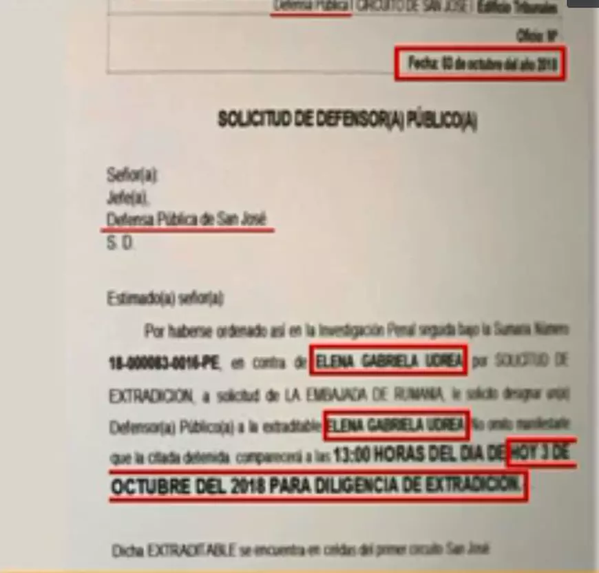FOTO | Elena Udrea a făcut o solicitare pentru un avocat din oficiu în Costa Rica
