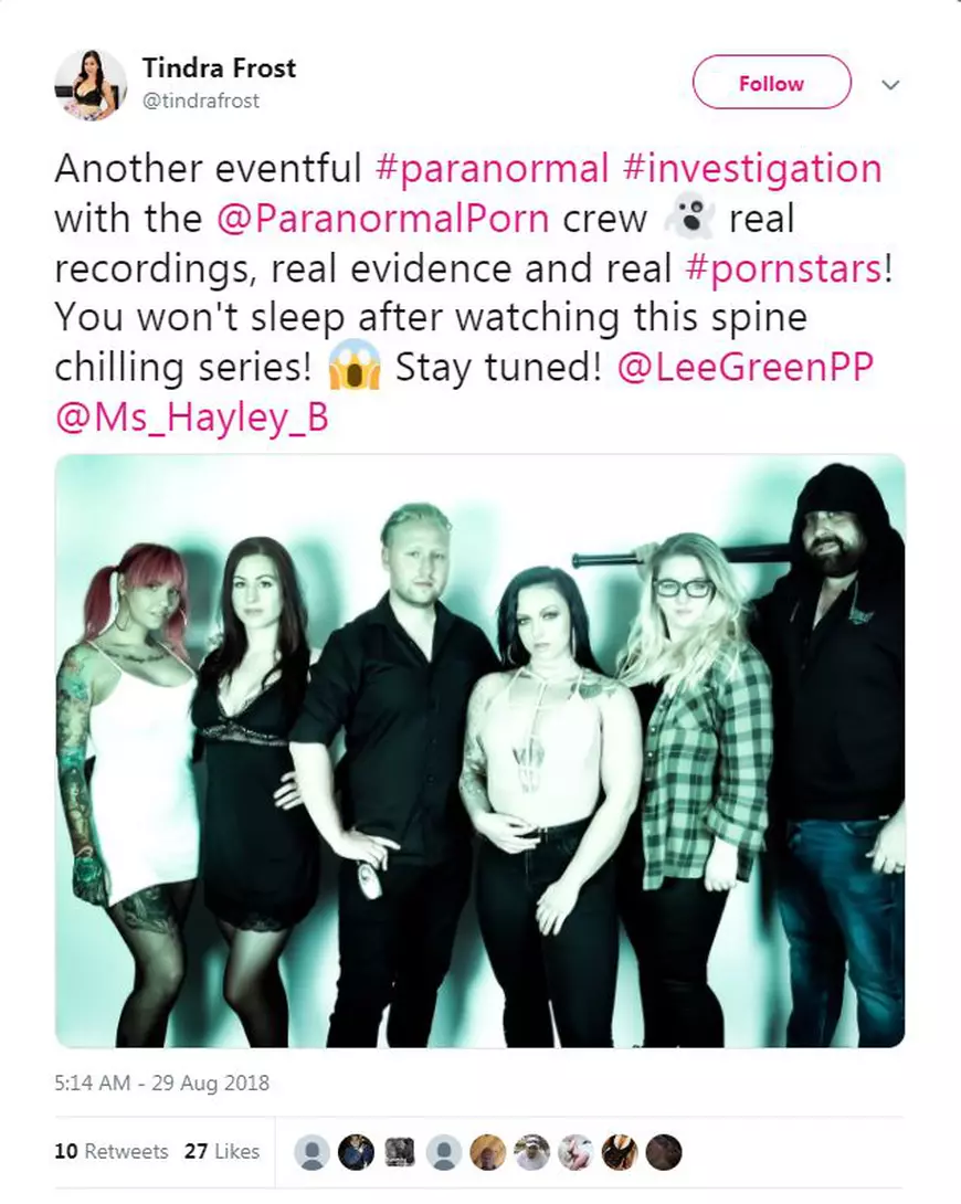 Câteva staruri din industria XXX au format o ”alianță a vânătorilor de fantome”. Actorii spun că studioul lor este bântuit