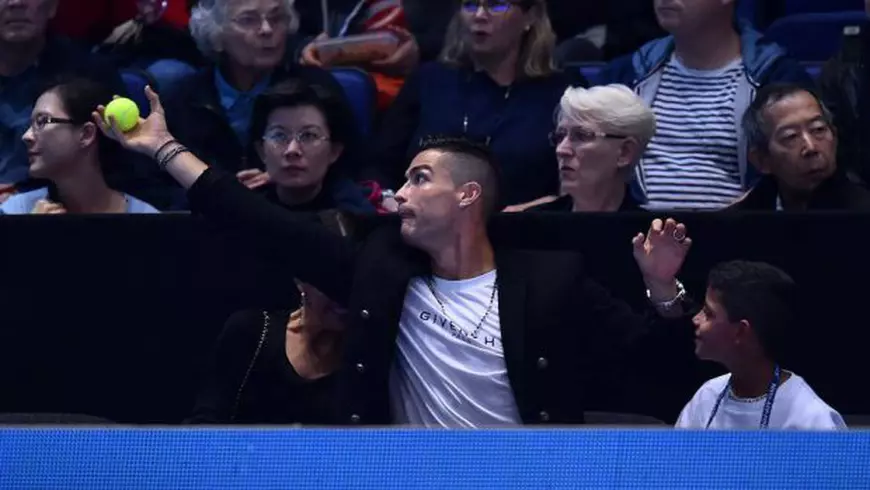 Cristiano Ronaldo, în tribune la Turneul Campionilor de la Londra / VIDEO