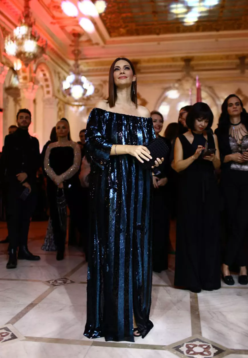 FOTO/ Andreea Berecleanu s-a afișat cu o rochie suspect de largă, la Gala Elle Style Awards 2018