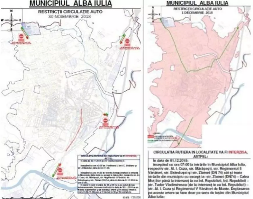 Parada de 1 decembrie la Alba Iulia. Care este programul festivităților și ce restricții de circulație sunt de Ziua Națională a României