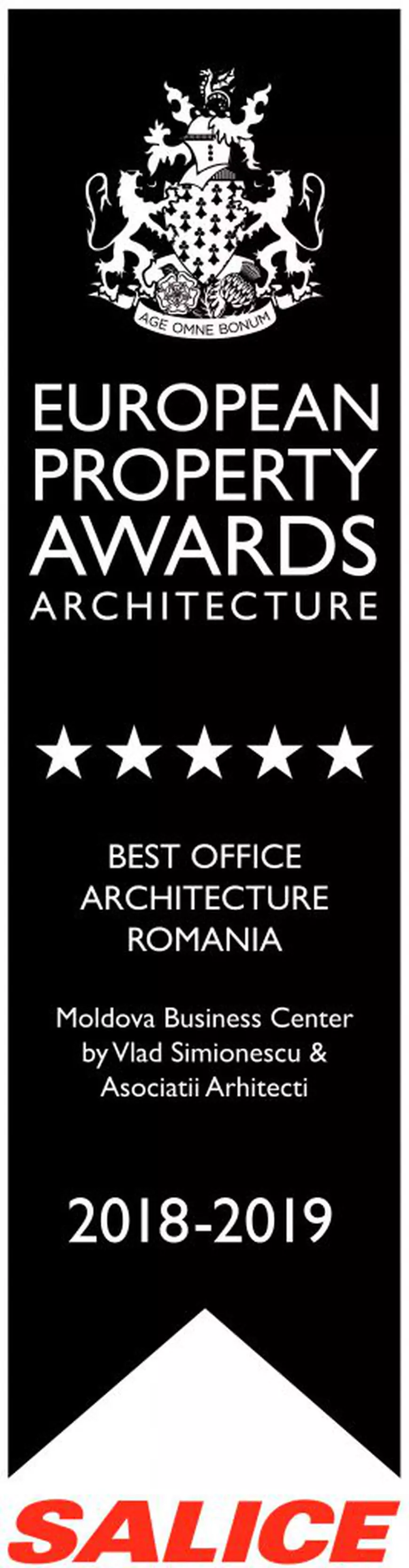 (P) MOLDOVA CENTER Best Office Architecture /  5 Star Project INTERNATIONAL PROPERTY AWARDS