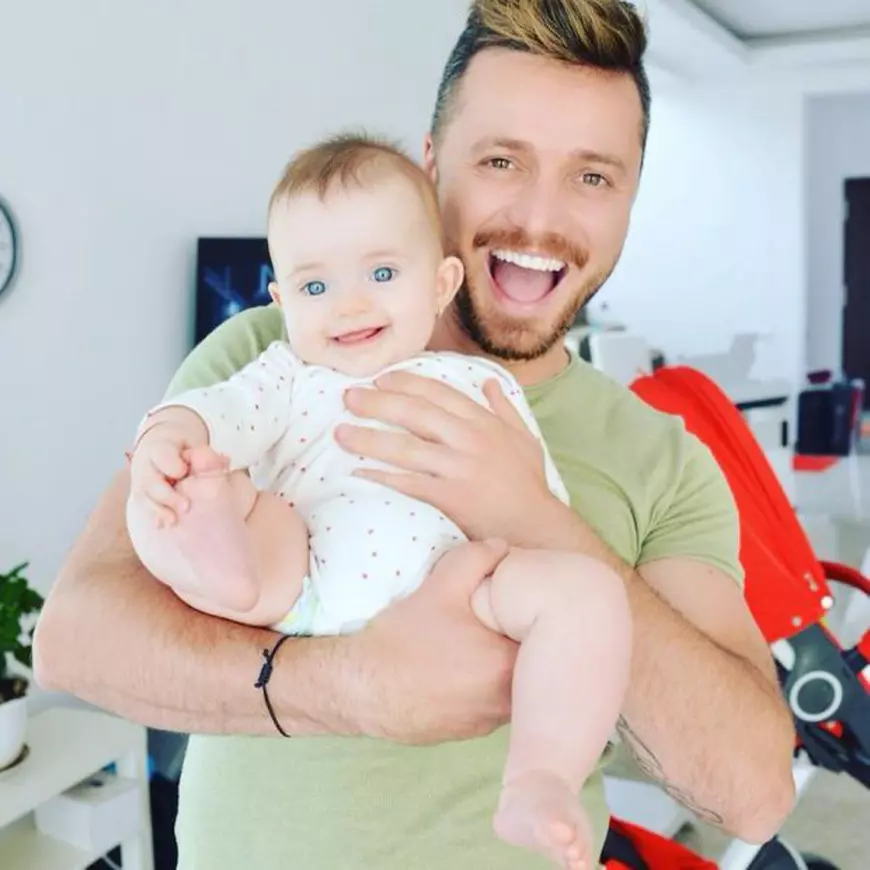 Fetița Gabrielei Cristea și a lui Tavi Clonda va fi cântăreață? “E obișnuită cu microfonul. Și, da, îi și place”