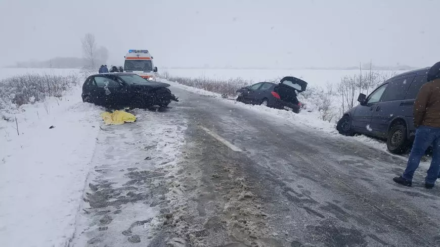 „Iadul alb” a ajuns în Timiș. Peste 10.000 de oameni fără curent, 60 de situații de urgență, haos pe străzi și tramvaie blocate la Timișoara