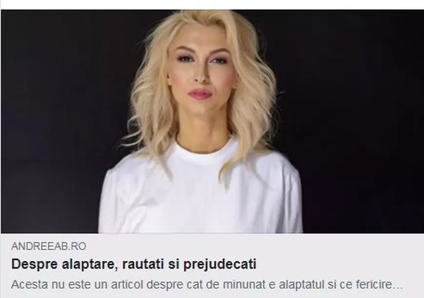 Cristina Bălan, fostă câștigătoare de la Vocea României, mesaj pentru Andreea Bălan. Discuția despre alăptat a făcut-o să reacționeze