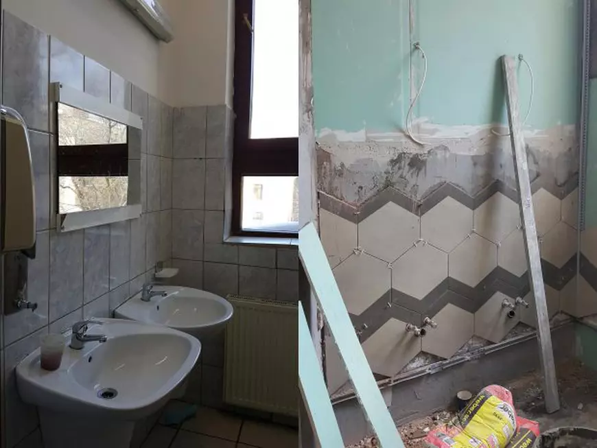 FOTO / Cum au schimbat mai mulți elevi din București toaleta școlii în care învață. Imaginile au devenit virale
