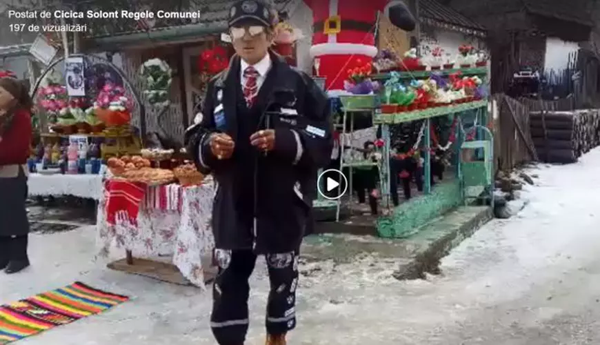 Cum a primit Cicică din Solonț capra. Cicică cu ochelari de soare