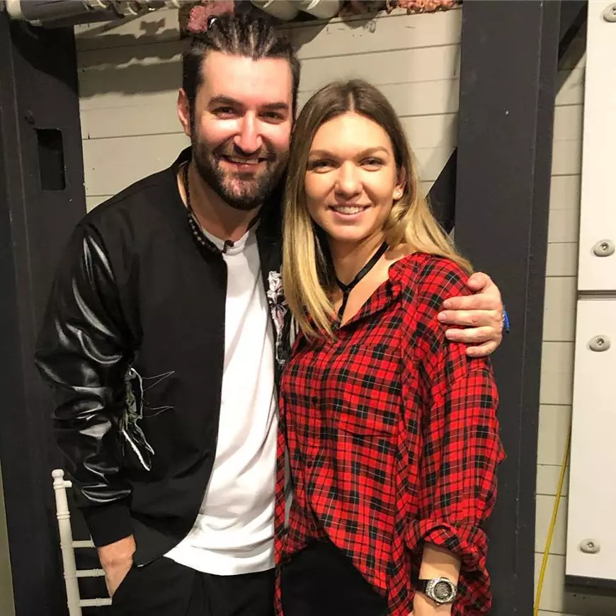 Smiley, alături de Simona Halep. "Nu pierde o așa fată"