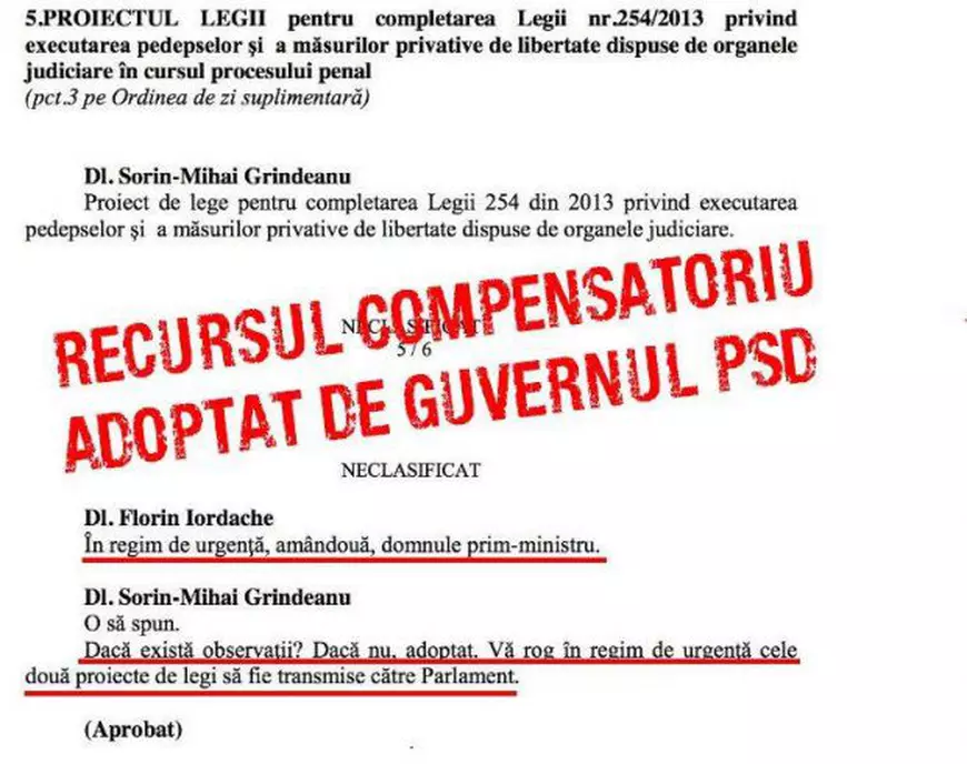Cioloş şi Grindeanu îşi pasează răspunderea pe legea care permite eliberarea deținuților mai devreme. Reproşuri şi copii după stenograme, armele celor doi foşti premieri
