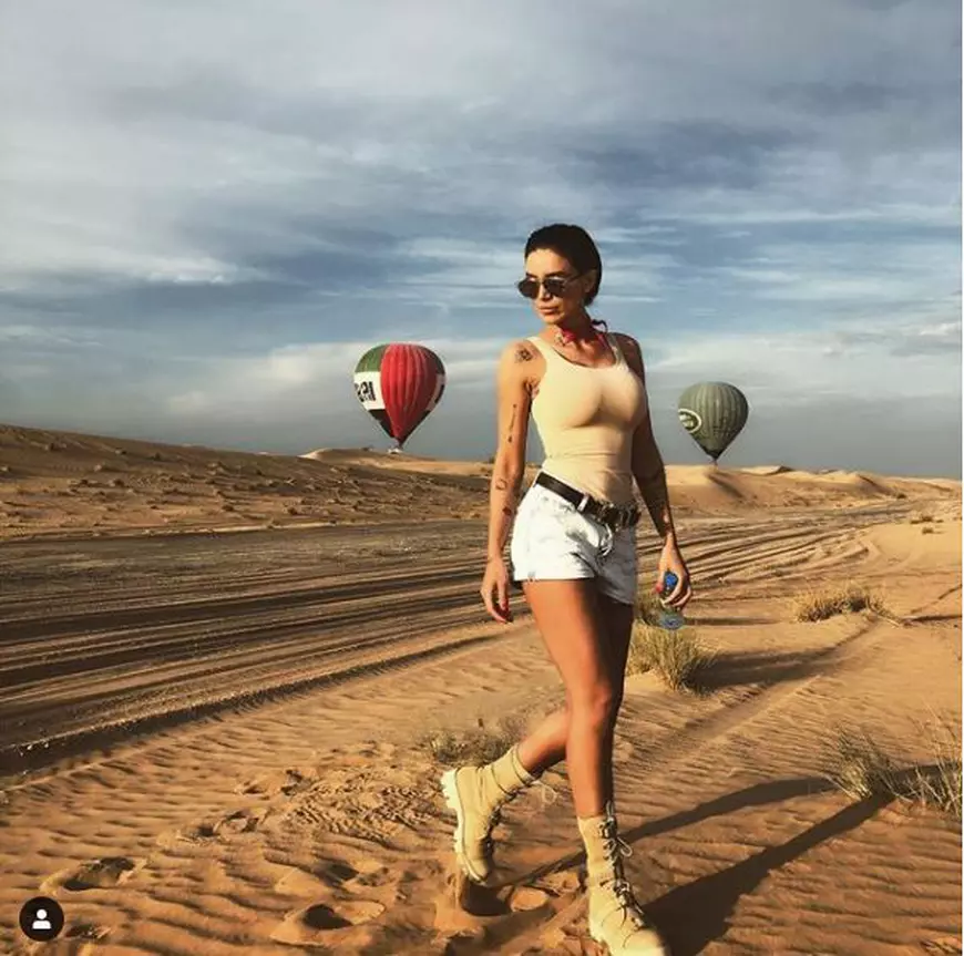 Adelina Pestrițu a văzut răsăritul dintr-un balon cu aer cald.