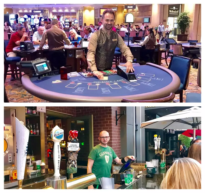 Un barman și un crupier, egalii Alexandrei Stan pe scenă! Sunt folcloriștii de la Autentic, care s-au mutat în Las Vegas