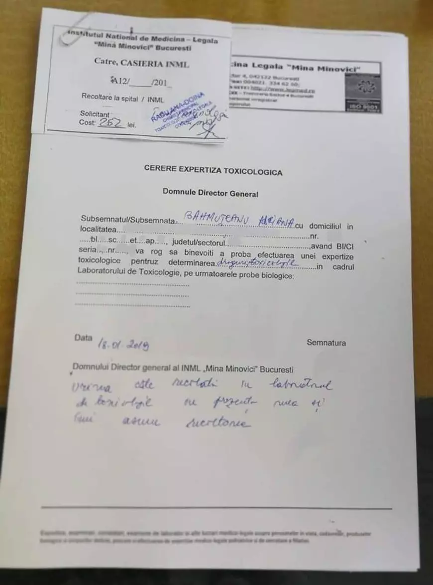 Adriana Bahmuțeanu a făcut testul antidrog. Care este motivul