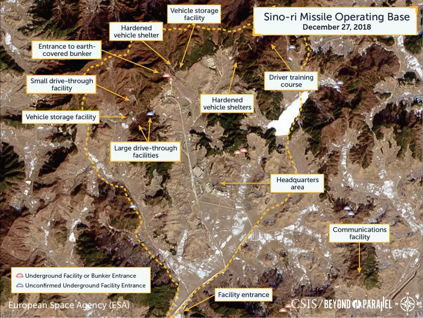 A fost descoperită o nouă bază militară secretă în Coreea de Nord. Imagini făcute publice cu puțin înainte de o nouă întâlnire Trump-Kim