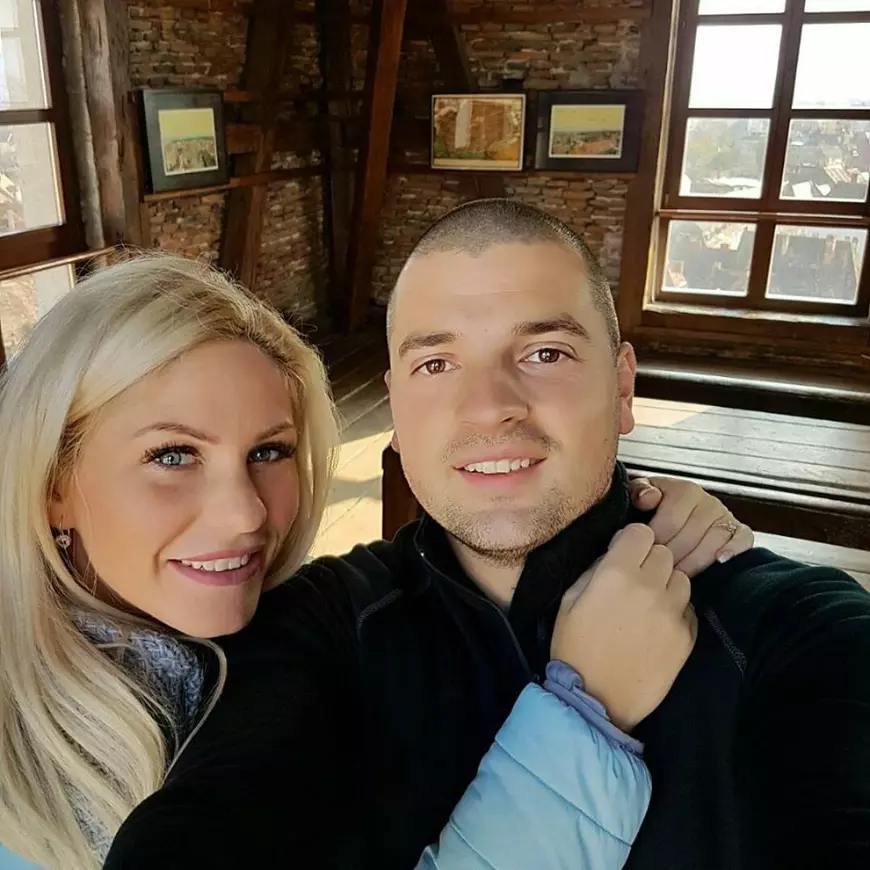 Bogdan, alături de fosta sa soție, Hannelore