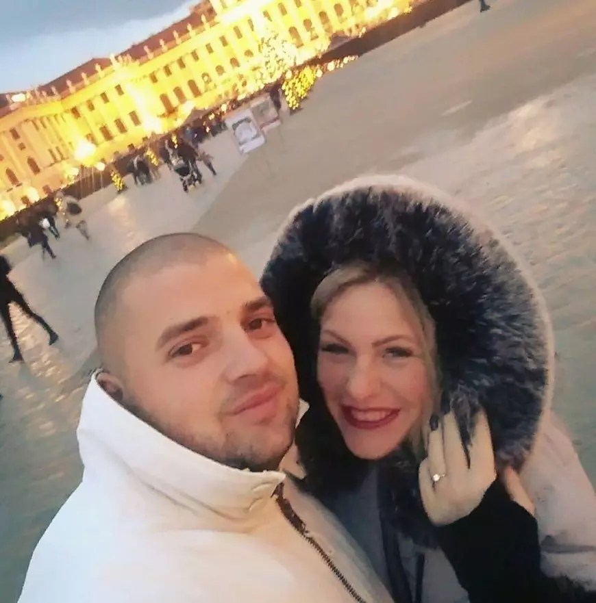 Hannelore, alături de fostul său soț, Bogdan